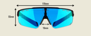 Dimensions lunettes de sport correctrices Enihcam