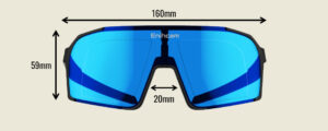 Dimensions lunettes Roadbook Enihcam
